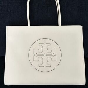Tory Burch White Tote Bag